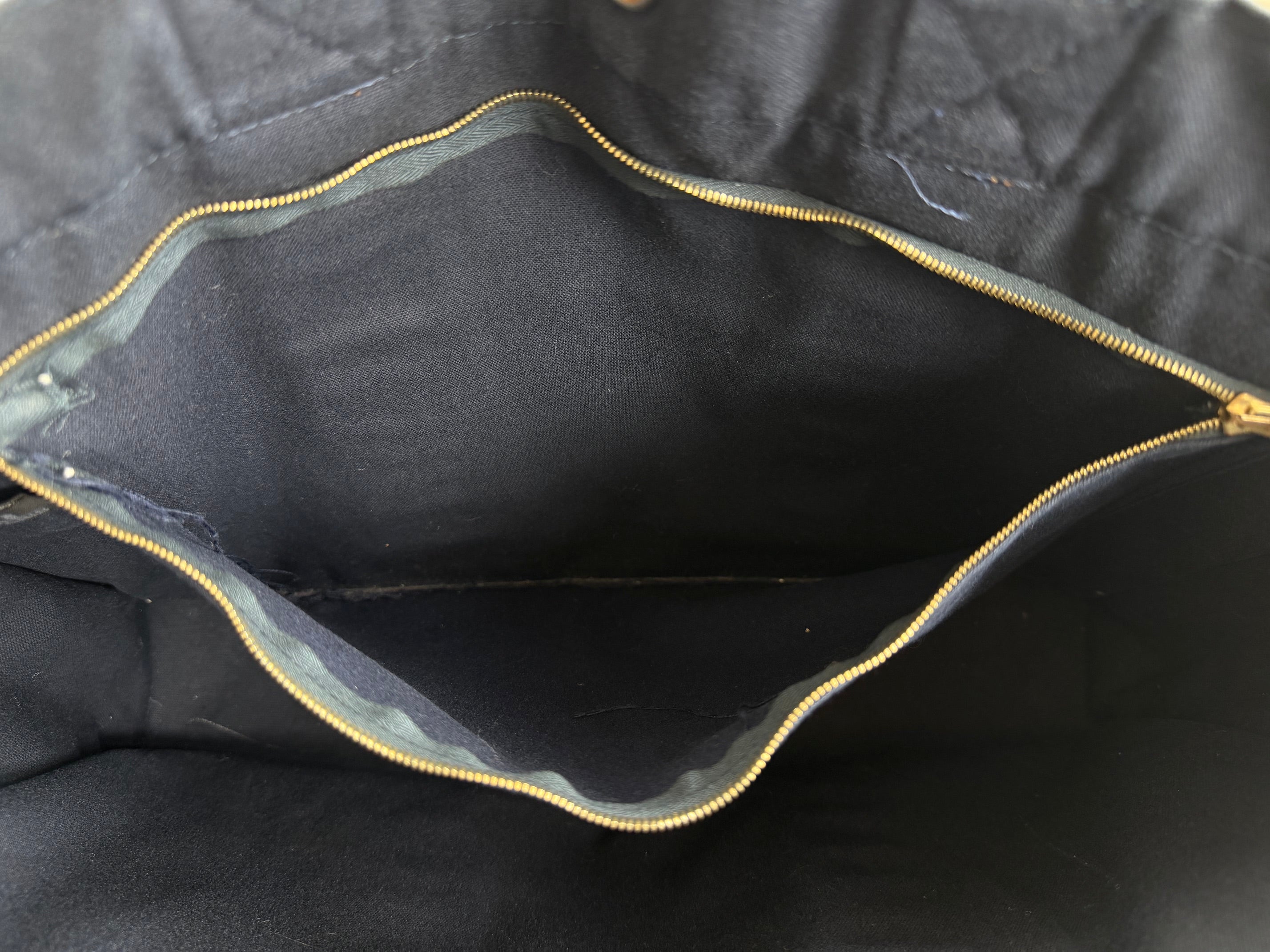 Hermes Navy Herline Tote Bag