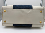 Prada Denim & Saffiano Leather Bauletto Bag