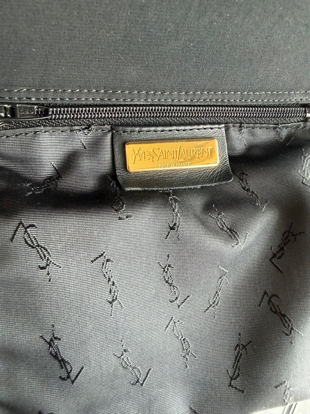 SOLD - Quilted YSL Top Handle Bag